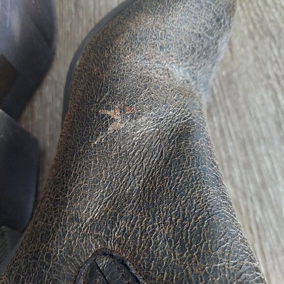 DV Dolce Vita Stella Knock Ankle Brown Bootie Size 9.5 - Picture 7 of 9